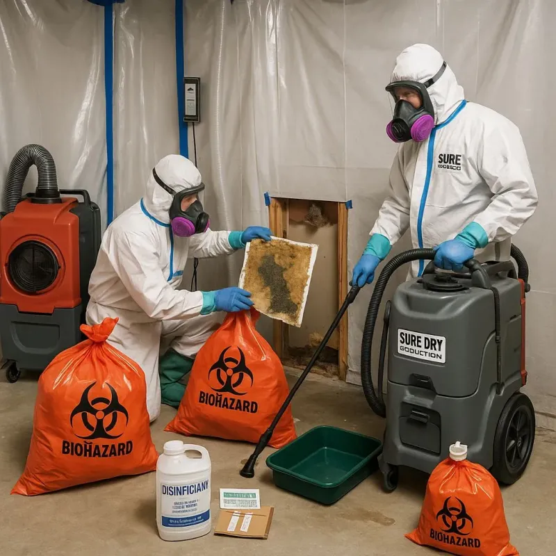 Contaminated Water Handling Protocols process in Jena, LA
